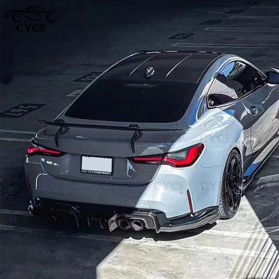 

For BMW M3 M4 G80 G82 G83 2021+ carbon fiber trunk rear spoiler rear luggage compartment rear wing tail wing car accessories