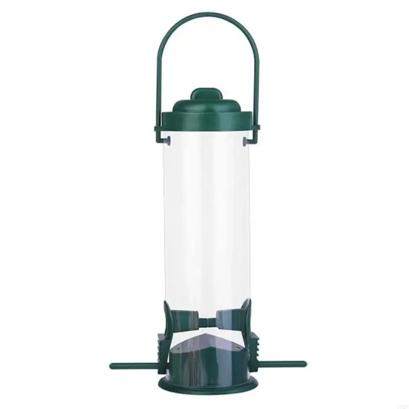 G92C Outdoor Bird Tube Feeder Hanging Suet Holder Feeding Tool Metal Bird Feeders