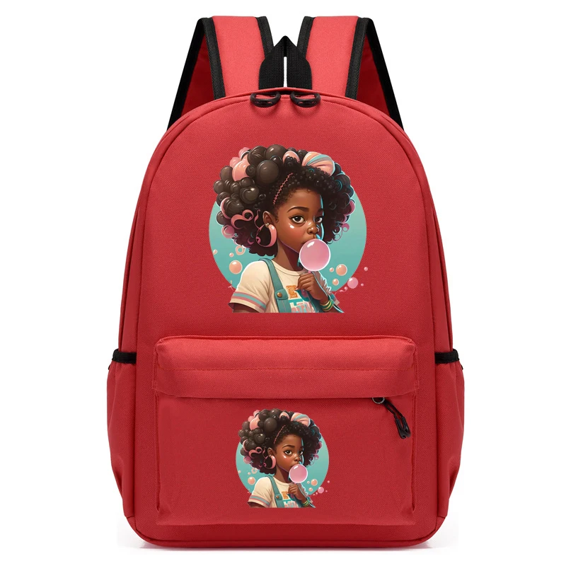 Sac à dos imprimé dessin animé pour enfants, sac à dos soufflant pour filles, cartable de maternelle, sacs à dos pour enfants, cartable de voyage