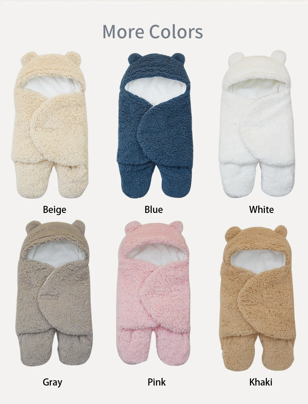 INSULAR Baby Warme Slaapzakken Pasgeboren Dikker Sleepsack Baby Zachte Katoenen Wrap Dekens Cocon Type Herfst Winter 0-6 Maanden