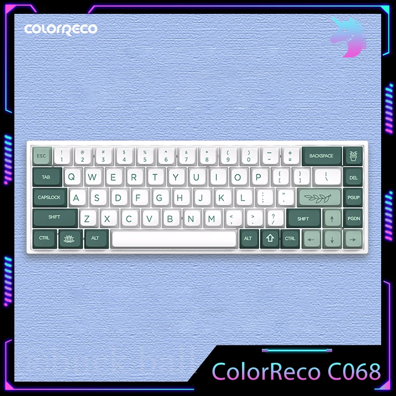 

ColorReco C068 Mechanical Keyboard 3Mode 68 Keys 2.4G Bluetooth Wireless Keyboard Hot Swap Rgb Backlight Gaming Keyboards Gift