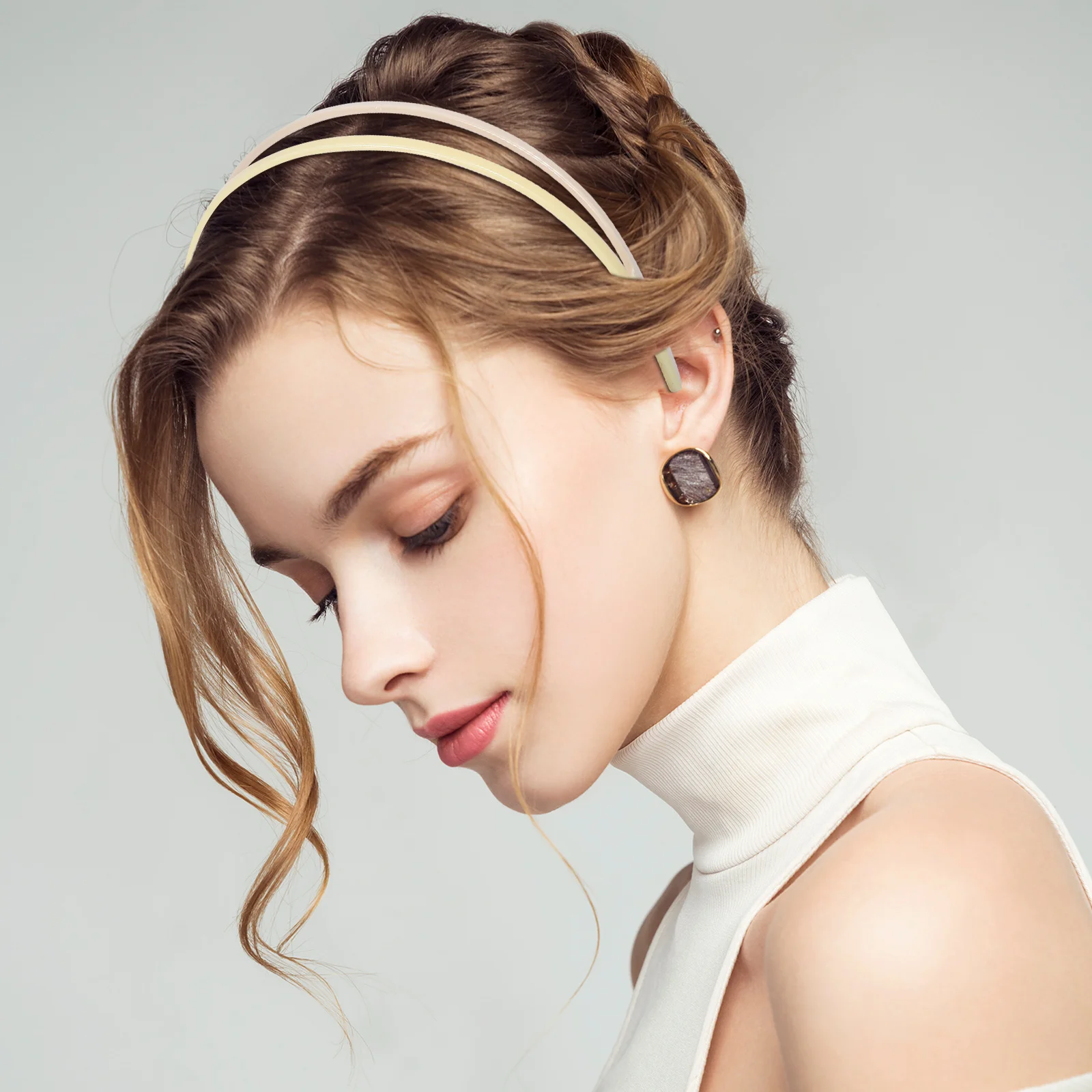 

6 шт., повязки для волос ярких цветов, без скользящих зубов, расческа, повязки на голову, удобные легкие аксессуары для волос для женщин, мужчин, подростков