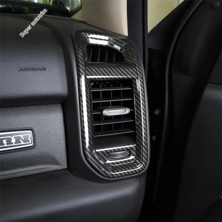 

Accessories For Dodge Ram 1500 2019 2020 2021 The Copilot Gloves Box Handle / Center Console Dashboard Screen Panel Cover Trim