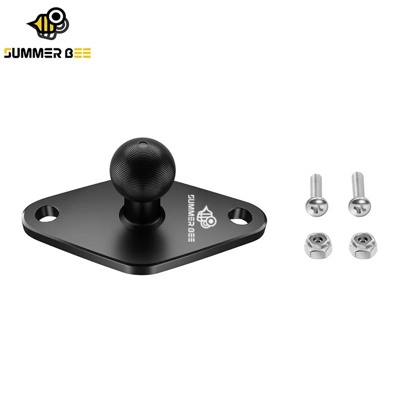 Summer Bee Aluminum 17mm Ball Head Mount Motorcycle Mobile Phone Holder Mount Bracket  Tablet Accessories Car Use