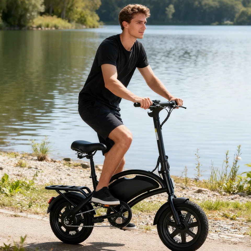 【1 Year Warranty】D3F Electric Bicycle Peak 500W Motor 36V7.8AH Lithium Battery Electric Bike,20mph City E-bike UL2849 image 6