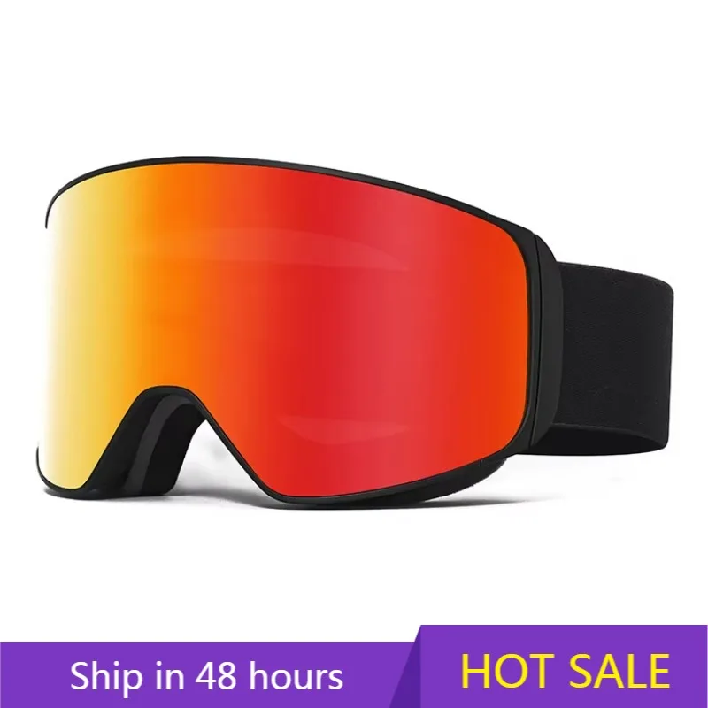 

POWER LEAP Double-layer Anti-fog Magnetic Attraction High-definition Ski Goggles REVO UV-resistant Snow Goggles