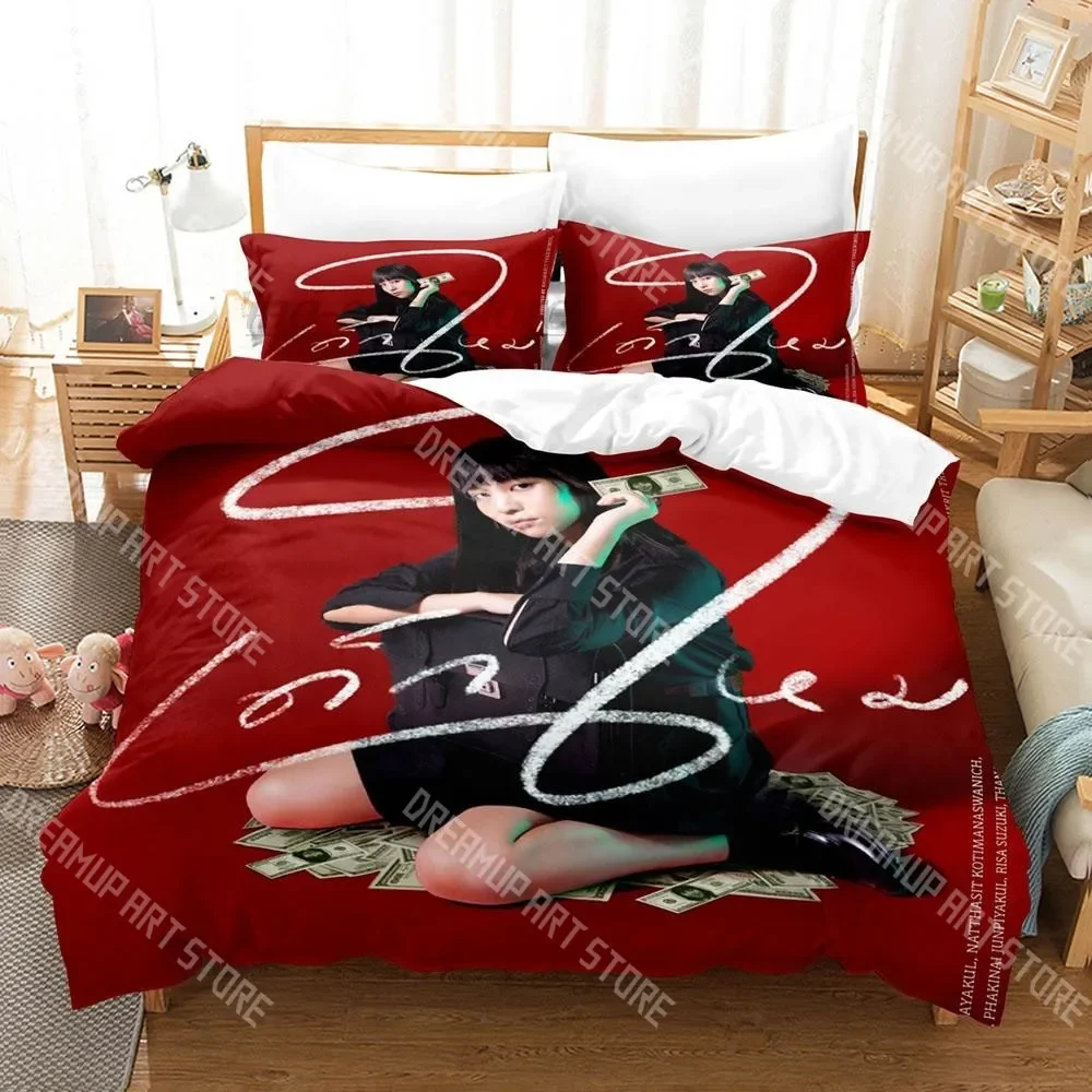 

Girl From Nowhere 2 Nanno Thai Series Bedding Set Single Twin Full Queen King Size Bed Set Aldult Kid Bedroom Duvetcover Sets
