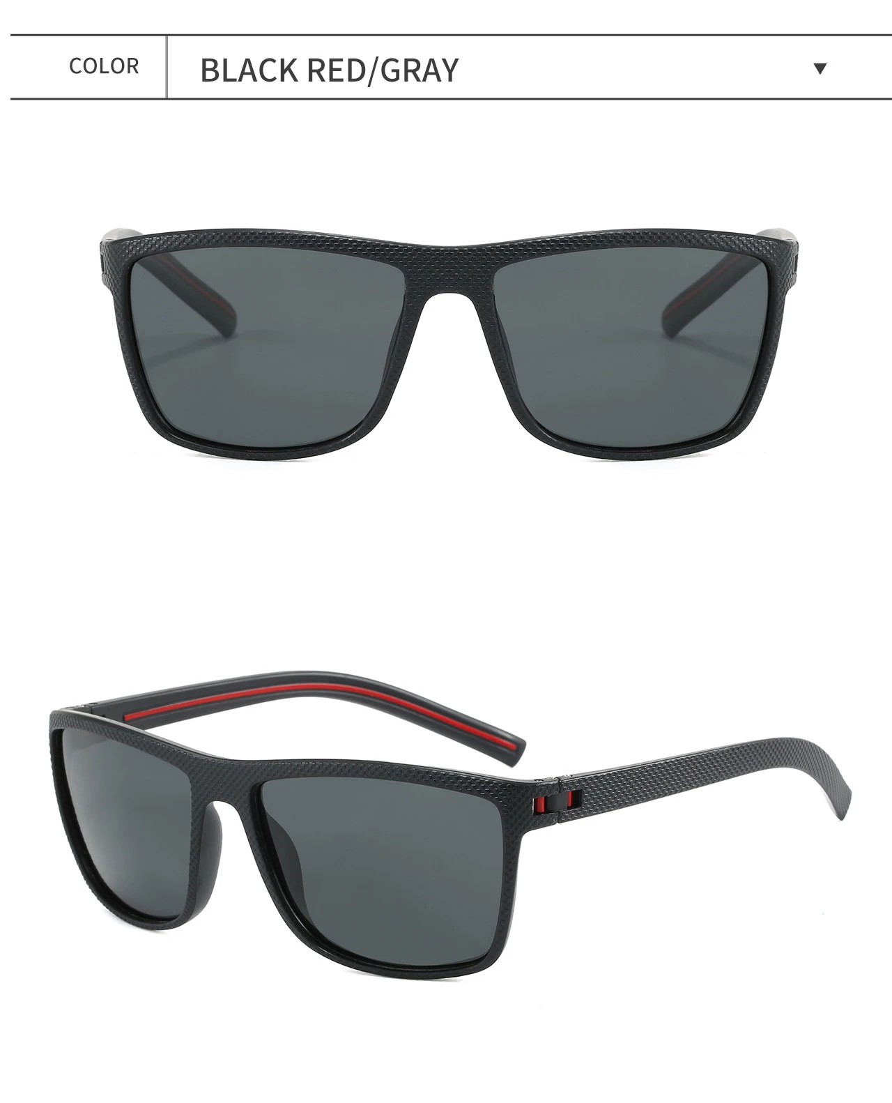 1/2PCS Polarisierte Fahren Sonnenbrille Männer Sonnenbrille Frauen UV400 Platz Retro Sonnenbrillen Outdoor Sport Brillen Angeln Schutzbrillen – Detail 10