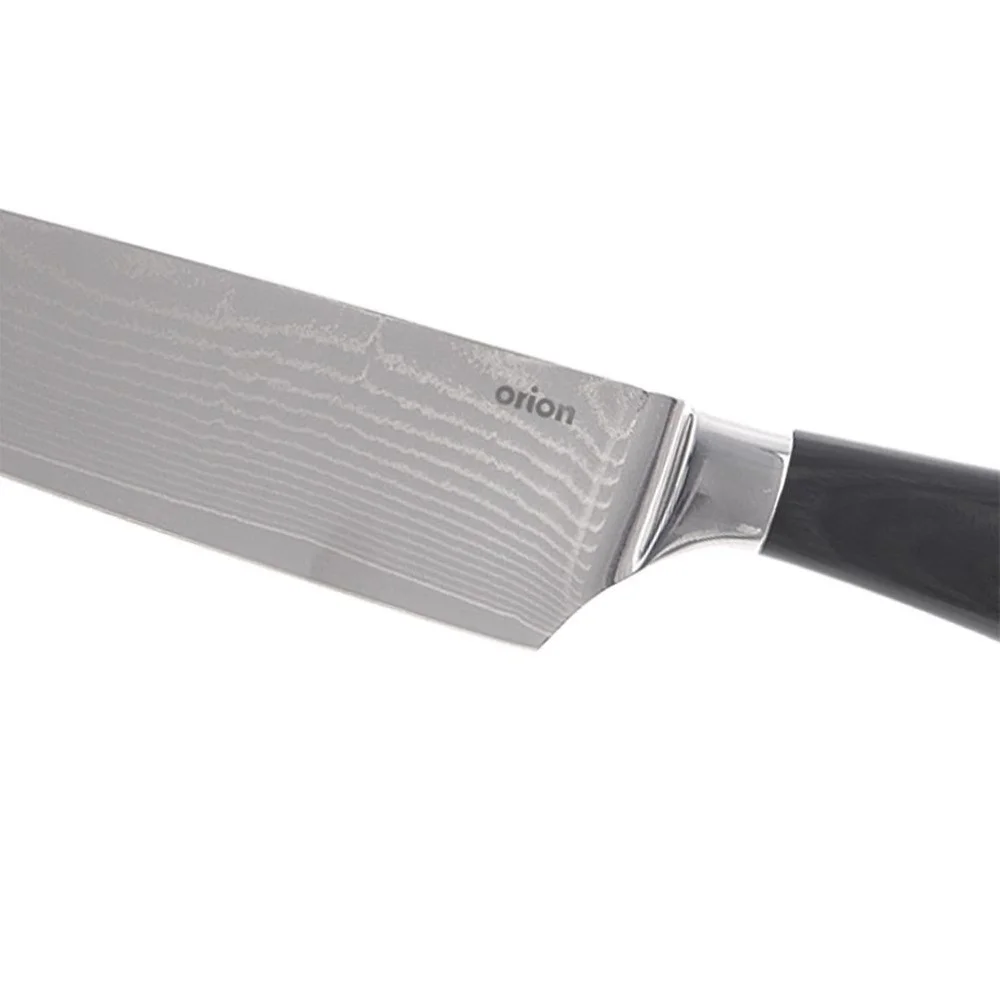 Fotografia 6: Faca de chef de aço de cozinha DAMASCUS 33,5 cm para corte de alimentos