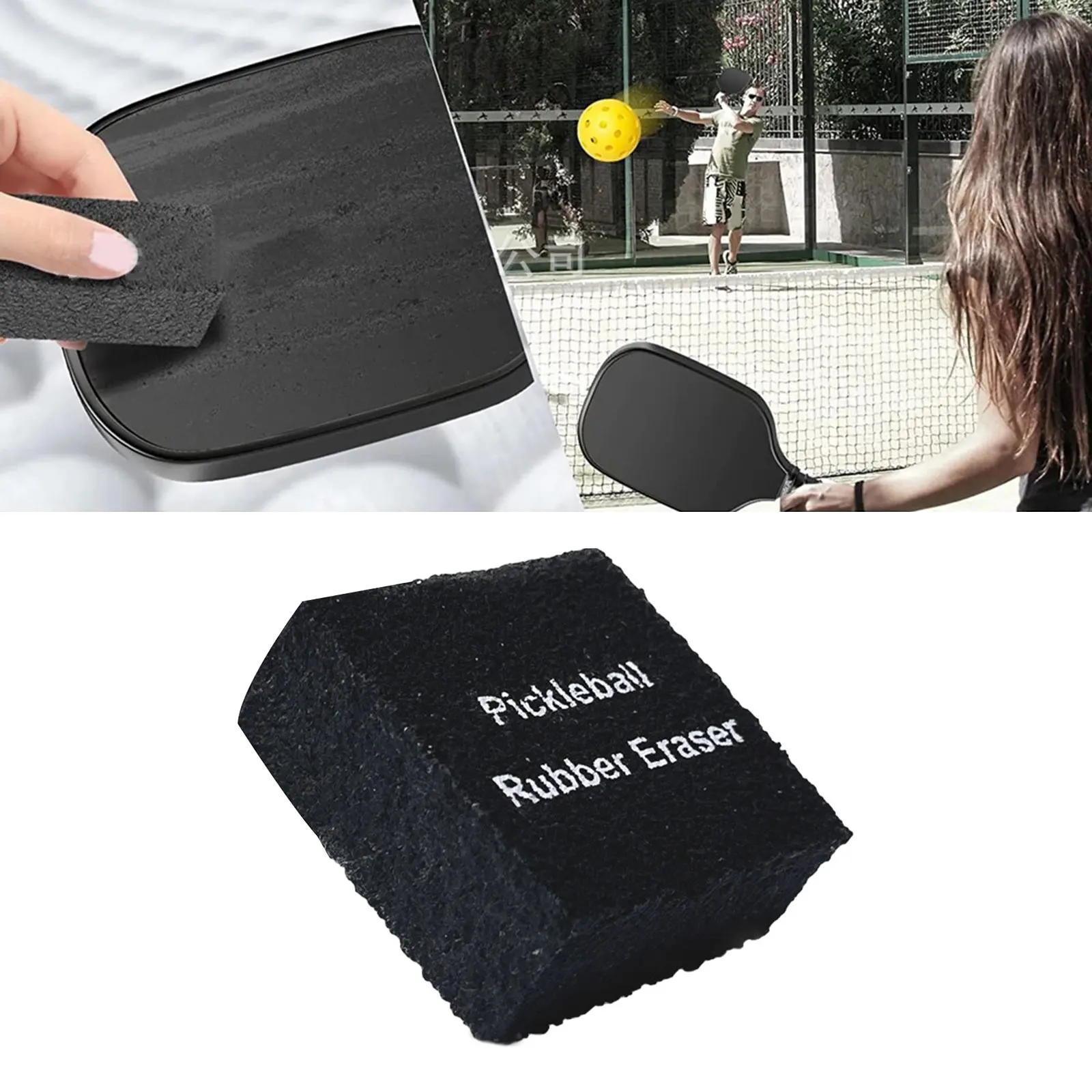 Pickleball Paddle Eraser Cleaner carbon fiber racquet paddle eraser  Pickle Ball Dust Remover Rubber Bar Rackets Accessories