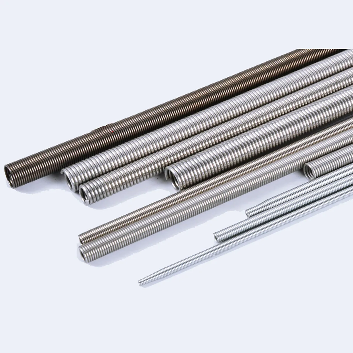 10Pcs 304 Stainless Spring Steel Oil Seal Tension Spring Strip Hookless WD 0.2-1.0mm OD 2-7mm Length 80-200mm Customizable
