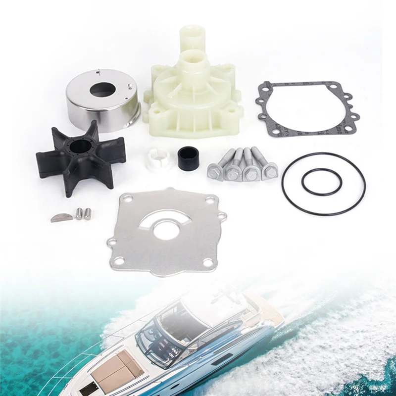 AB96-Para 75-115 HP Kit de impulsor de substituição de motor de popa 68V-W0078-WH Bomba de água marinha