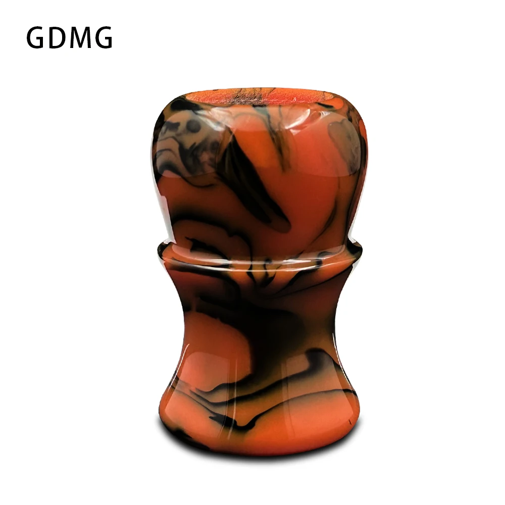 

GDMG-Unique Shaving Brush Handle Orange Black Resin Handmade Handle A Great Gift Choice for Friends or Fathers Shaving Tools