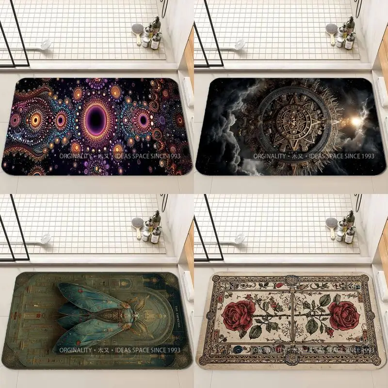 

Colorful Cosmic Pattern Mat Living Room Decoration Home Sofa Non-Slip Carpet Study Bedroom Tatami Children'S Soft Floor Mat