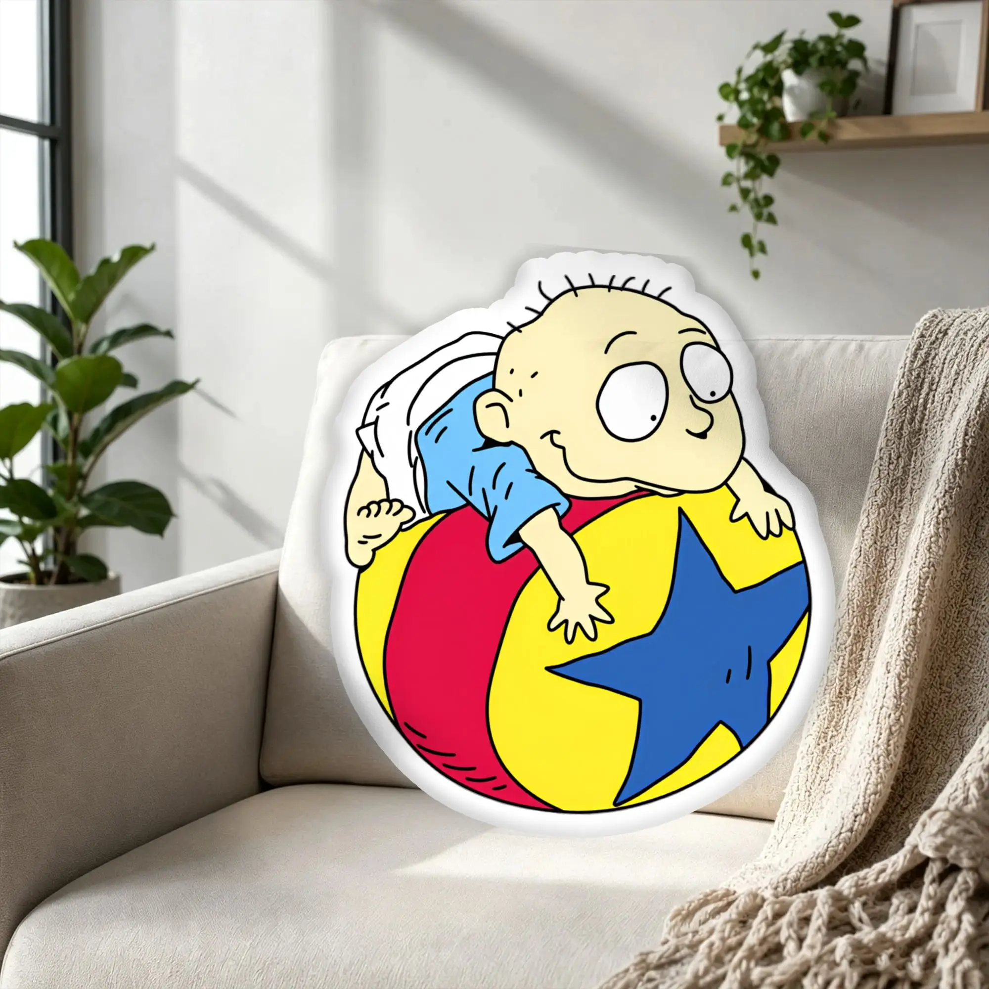 Customized Super Funny R-Rugrated Cartoon Hot Cushion Velvet Comic Japan Stuffed  Throw Pillow for Christmas