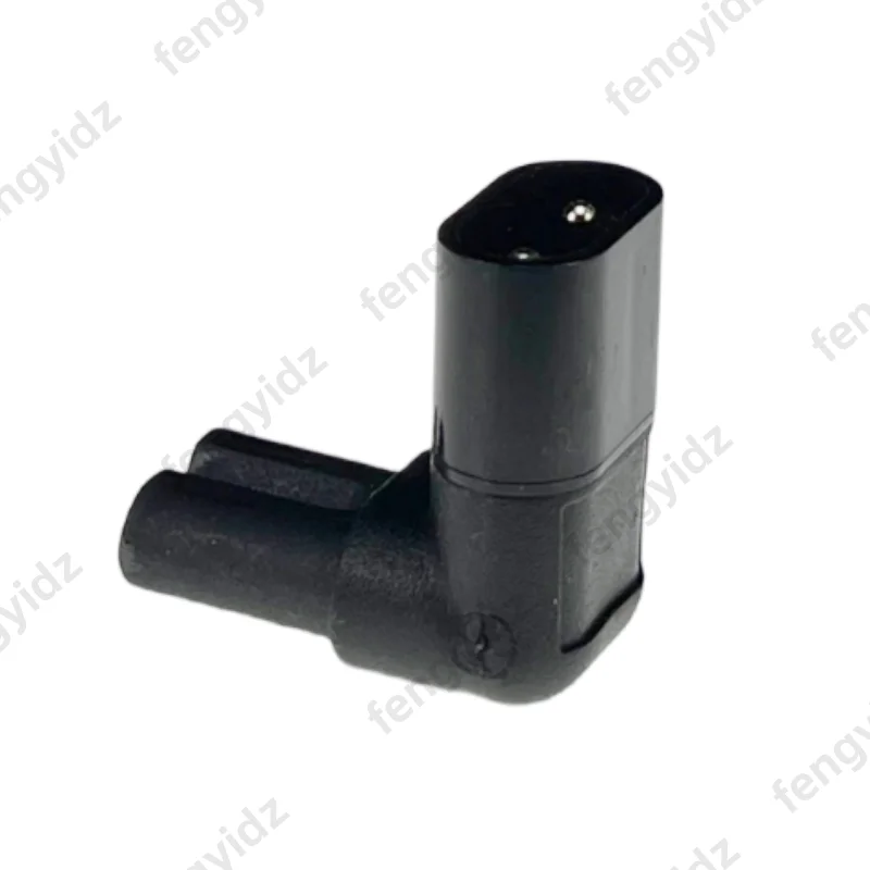 IEC320 2-Pin C7 أنثى إلى C8 ذكر الشكل 8 محول الطاقة حتى أسفل زاوية موصل الزاوية اليمنى التيار المتناوب محول الطاقة تمديد