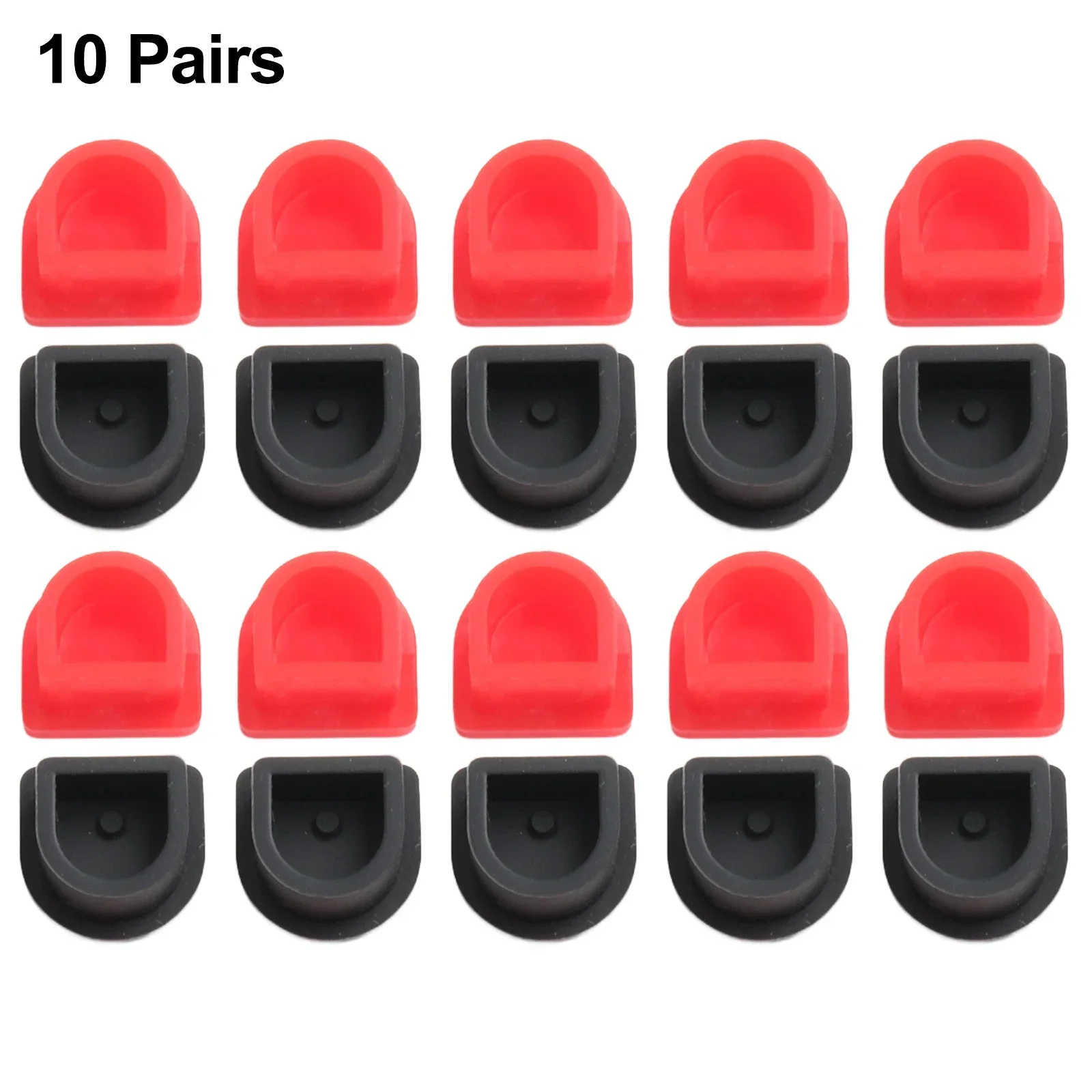 For Electrical Configuration Red Black Fixed Plug 20PCS Easy To Identify Electrical Configuration Long term Use