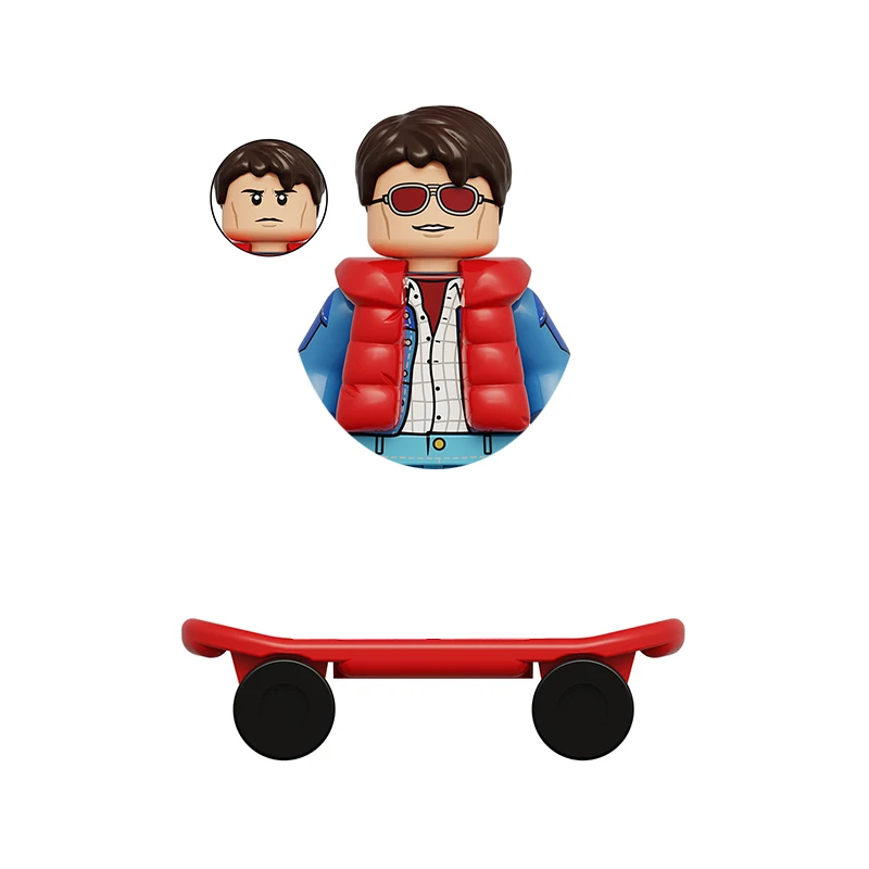 2026 New BACK TO FUTURE 6B001 Building Blocks JS1006 DIY Mini figures Bricks Educational Diy Toys Gifts For Children