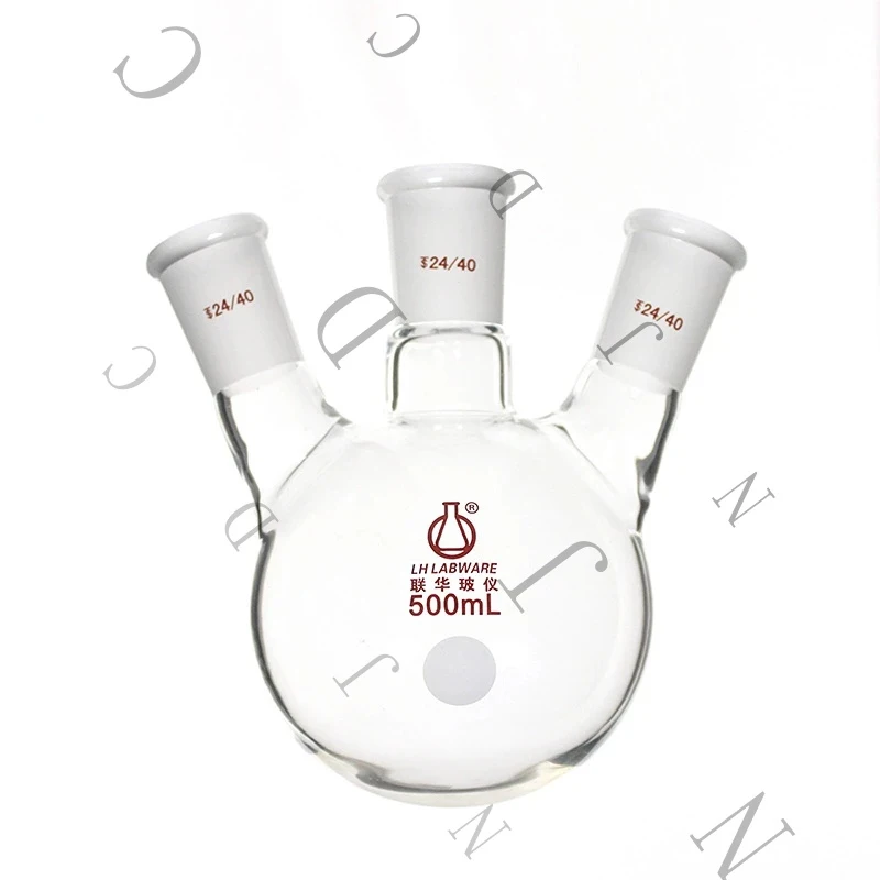 - 10Ml, 25Ml, 50Ml, 100Ml, 250Ml, Three-Mouth Round Bottom Flask