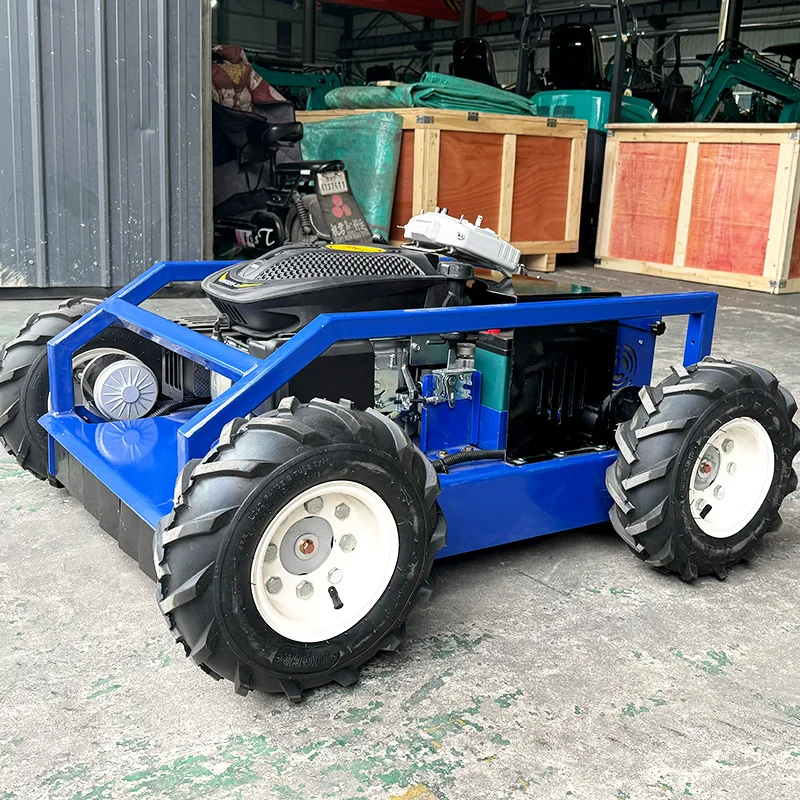 Maßgeschneiderter All-Terrain-Rasenmäher mit ferngesteuertem Rad, Roboter-Rasenmäher zu verkaufen