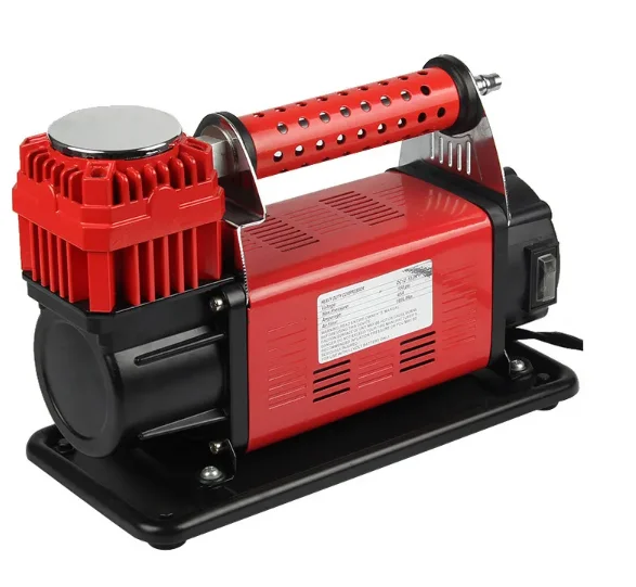 Portable 150psi Car Tire Inflator, 160L/min, Heavy Duty DC 12V Air Compressor, Analog Display, Handheld Tyre Pump for Vehicle