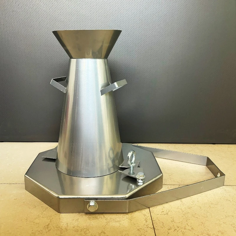 Concrete slump cone Octagonal chassis cone Concrete cylinder slump bucket