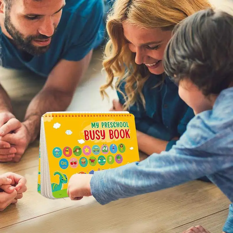 Livre d'apprentissage pour tout-petits, nettoyage de la maternelle, activités d'apprentissage althavec 15 sujets, coloré