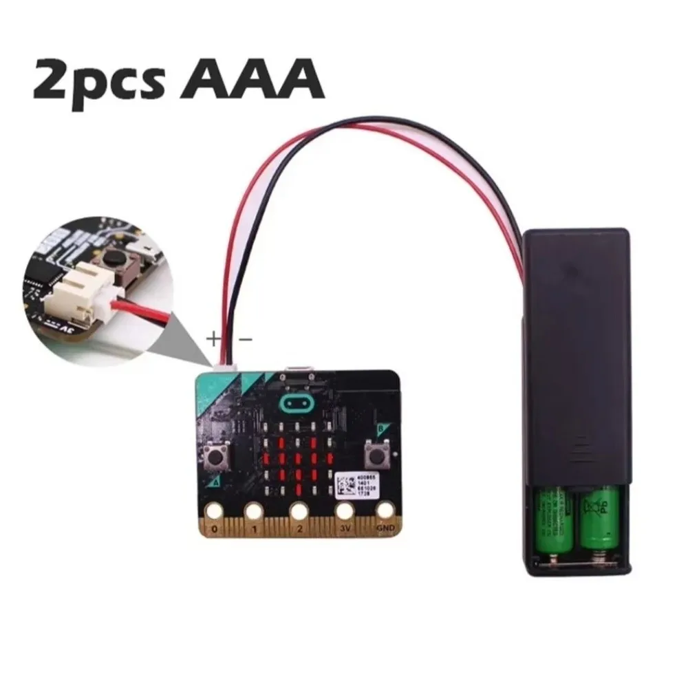 Practical With ON/Off Switch 2 AAA Battery Holder 2 AAA Battery 3V Battery Case 2 Cell PH2.0 Connector Battery Box Battery