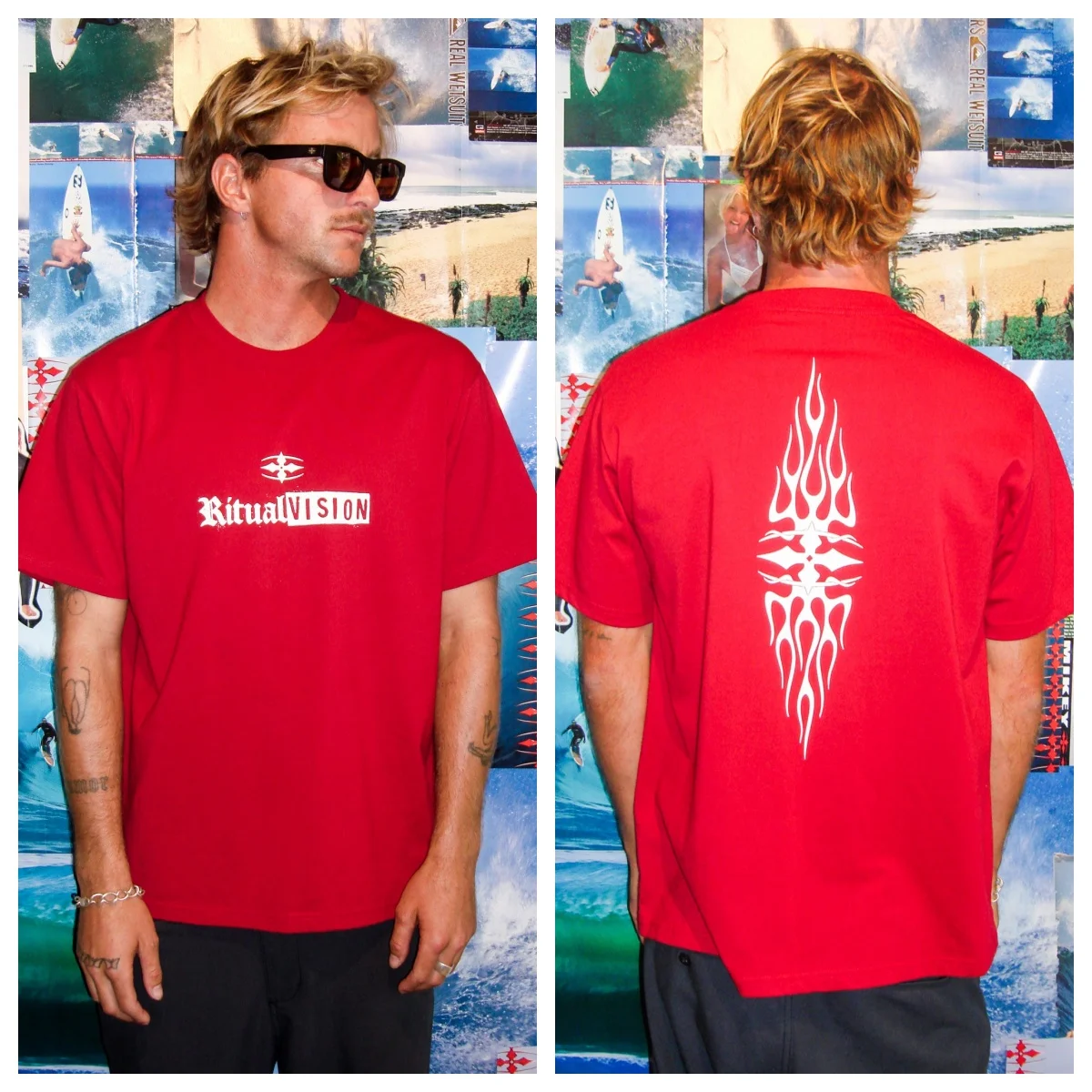 T-shirt à manches courtes superposées 2026 – Style unisexe de luxe haut de gamme pour hommes et femmes