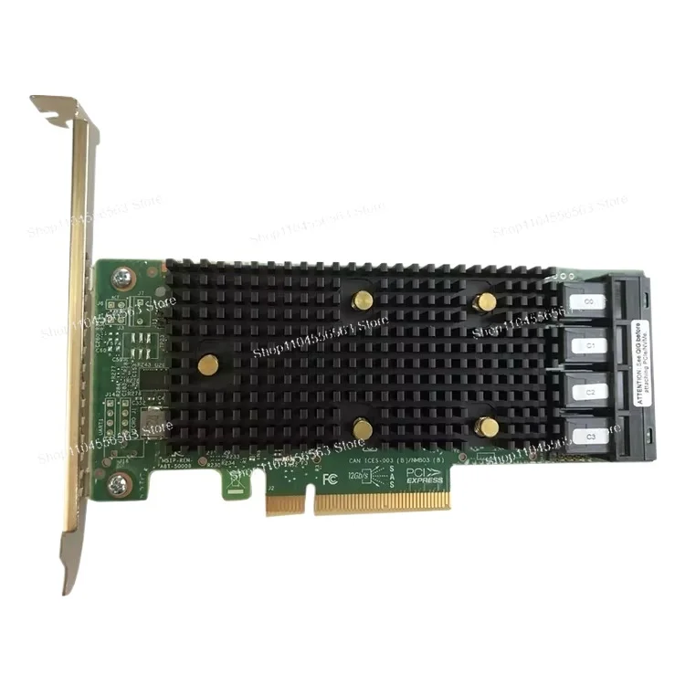 

LSI 9400-16i 9400-8i HBA 12 Gbps PCIe 16 Port IT Mode JBOD +4*SFF-8643 SAS CableThe machine is as good as new after disassembly