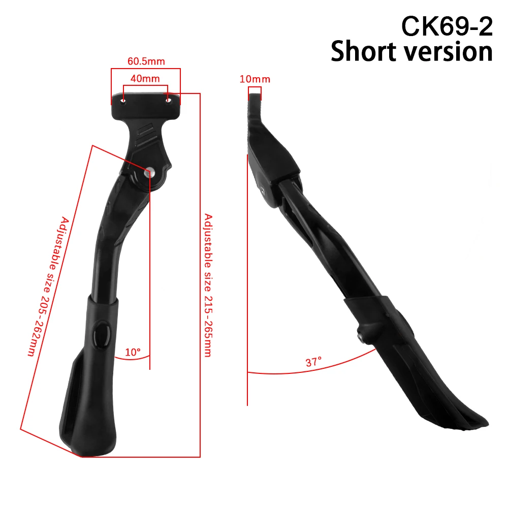 Fahrrad Halter Fußstütze Einstellbare MTB Schnee Klapp Fahrrad Ständer Park Rack Unterstützung Side Kick Ständer Fuß Brace Radfahren Teile – Detail 2