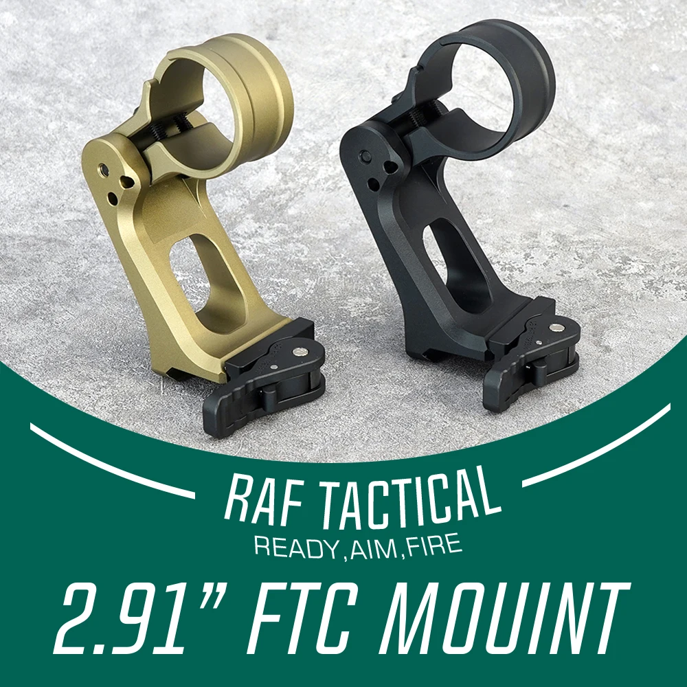 

Tactical 2.91" FTC AIM Mount Flip To Center QD Lever Quick Release Optics Scopemount For 30mm Magnifier Scope