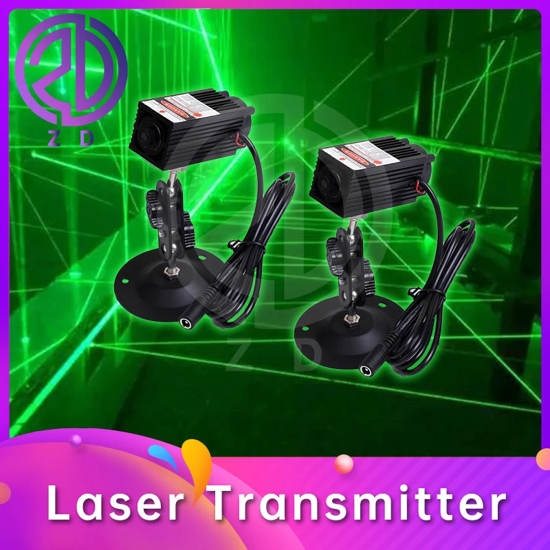 

Laser Transmitter Real Life Escape Room 12v green laser arrays transmitter spare part of laser harp ZD escape game prop