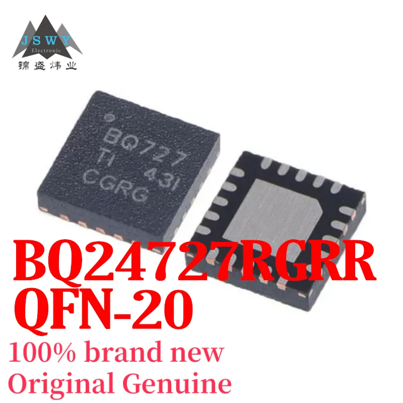 

(5/50 pieces) BQ24727RGRR BQ727 QFN20 Computer Motherboard IC Chip, Brand New Original, Free Shipping