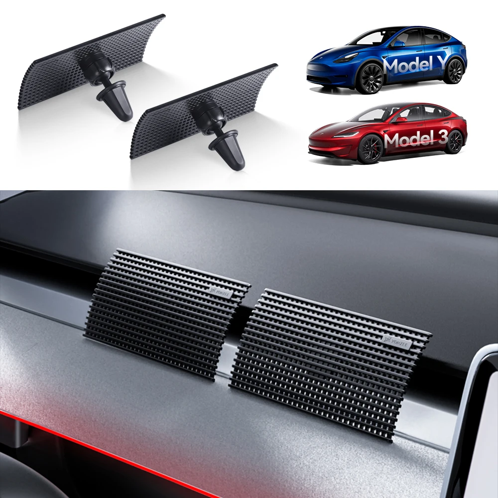 YZ for Tesla Model Y/3/Highland Air Vent Outlet Anti-Direct Blowing Ac Vent Baffle Cover Conditioning Diverter Accessories