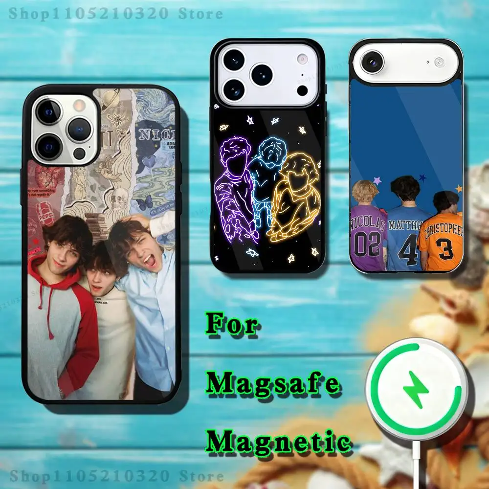 

S-Sturniolo Triplets Phone Case For iPhone 17,16,15,14,13,12,11,Pro,Max,Plus,Mini,SE4,E Magnetic Magsafe Wireless Charging