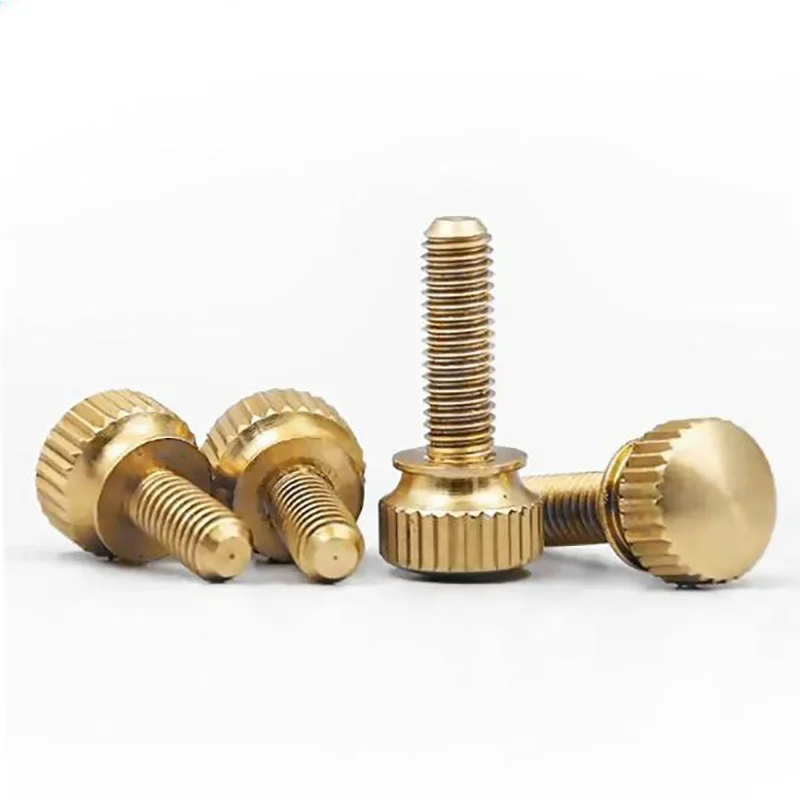 Brass Knurled Head Thumb Screw Machine Screws M3 M4 M5 M6 M8 M10