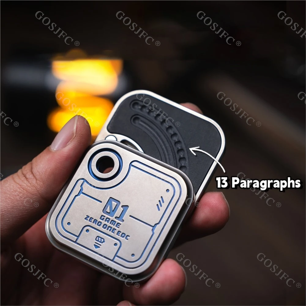 01EDC Cubi da gioco in metallo Slider Fidget Giocattoli meccanici antistress Fidget Slider Fidget Toys per adulti