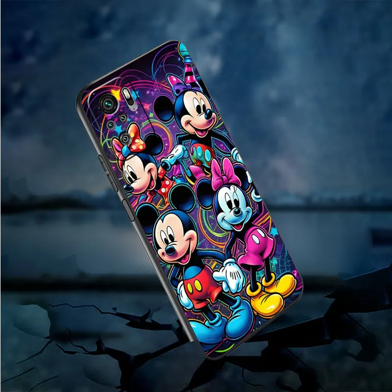 Case for Xiaomi Redmi Note 11 12 13 Pro Plus 9S 12S 9 8 12C A1 7 10C 8T 13C Funda Back Phone Cover Fantasy Disney Mickey Mouse