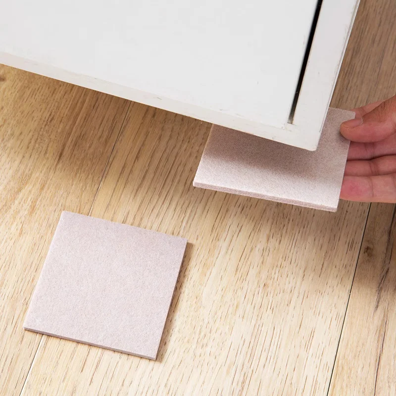 3-72Pcs Self Adhesive chair leg pads felt 3mm Thick Floor Scratch Protector Mat Mute Non-slip Bumper Pad Furniture Accessories