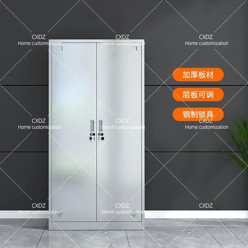 304 Stainless Steel File Cabinet Locker Multi Door Change Wardrobe for Factory Dust Free Workshop Staff Dormitory