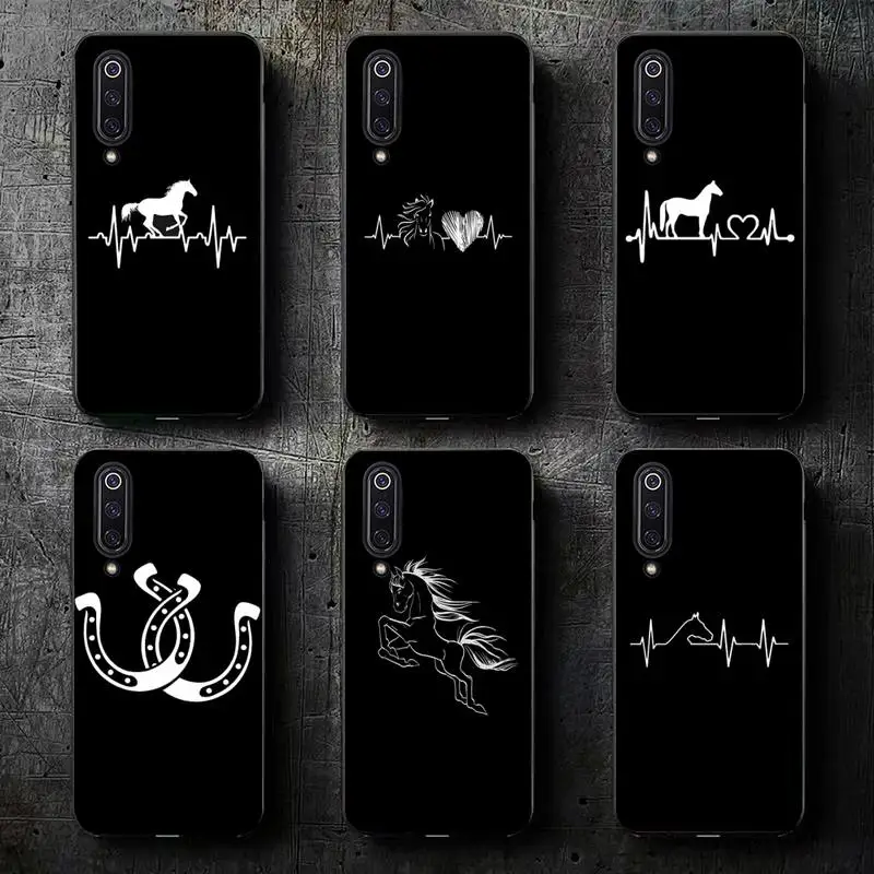 Horse Pony Horse Heartbeat Phone Case For Xiaomi9 10 11PRO LITE Redmi NOTE7 8 9 10A PRO K40 Poco3 Shell