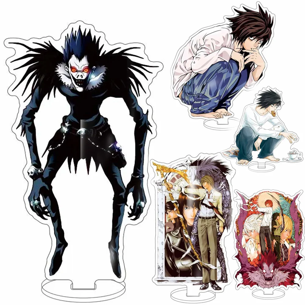 Dead Diary Anime Figur Ryuk Yagami Licht MisaMisa Acryl Stehendes Modell Pose Kinder Sammlung Geschenk Ornamente Skulptur Puppe