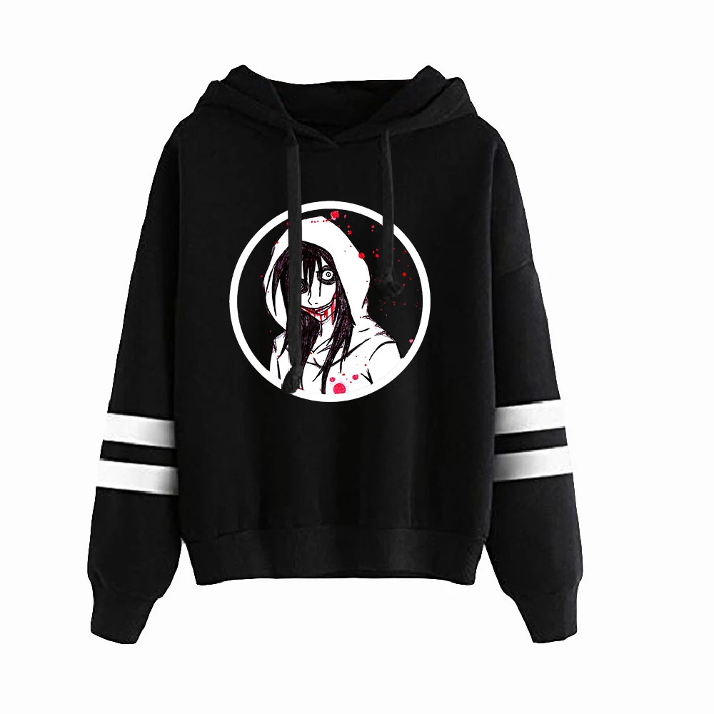 

2023 Funny Manga Cool Creepypasta Parallel Bars Hoodie Sweatshirts New Young Style Women Men Pullovers Anime Hip Hop Clothes