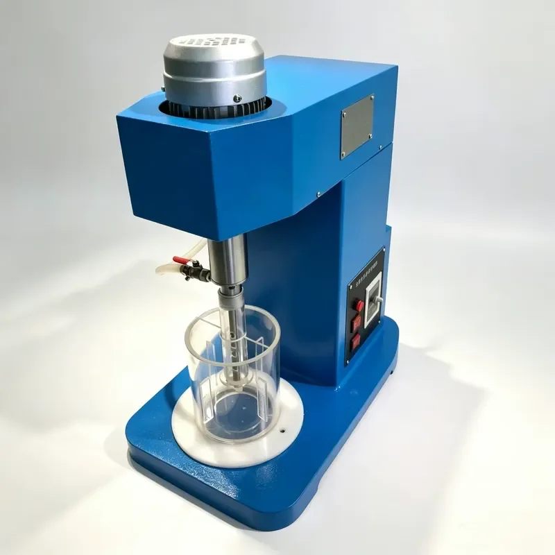 i Lab Variable Frequency Leaching Agitator Transparent Tank Ore Leaching Mixer for Gold Copper Ore XJTI Lab Leaching Test