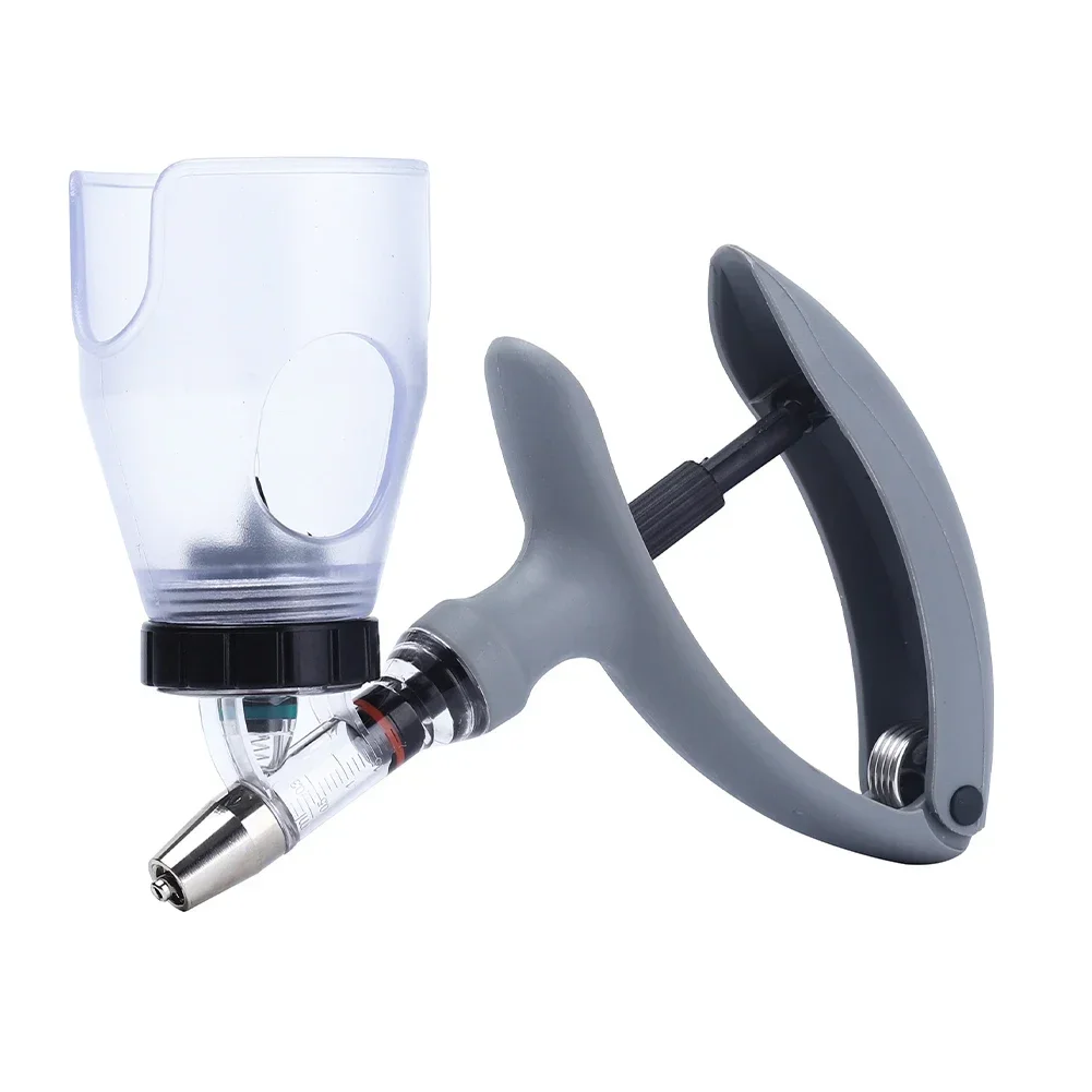 2/5ml Poultry Automatic Shot With Bottle Veterinary Continuous Injector Adjustable Shot  fast shipping