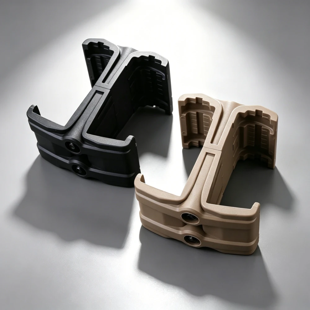 Tactical Universal Dual Magazine Parallel Connector Coupler Clip, Double Mag Link Speed Loader Accessories Fit AR15 M4