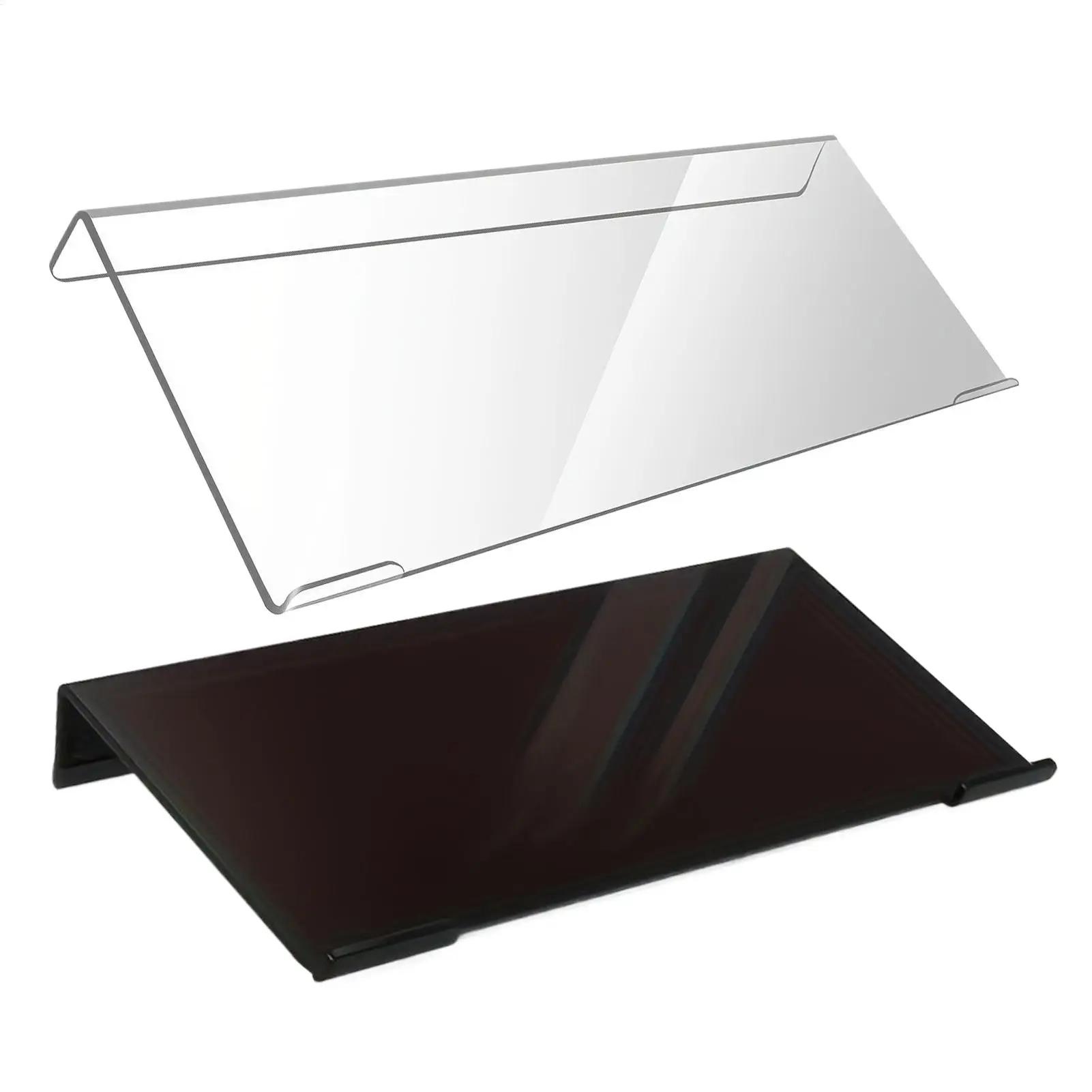 

Акриловая подставка для клавиатуры с эргономичным наклонным дизайном, нескользящим основанием и регулируемой высотой, подставка-поднос для ПК-клавиатуры для набора текста