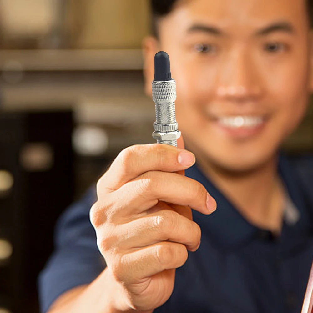 4 قطعة استبدال صمامات الدراجات سبائك الزنك دراجة هوائية جبلية Dunlop صمام الأساسية الإطارات صمام لايحتاج الدراجات استبدال أجزاء #1