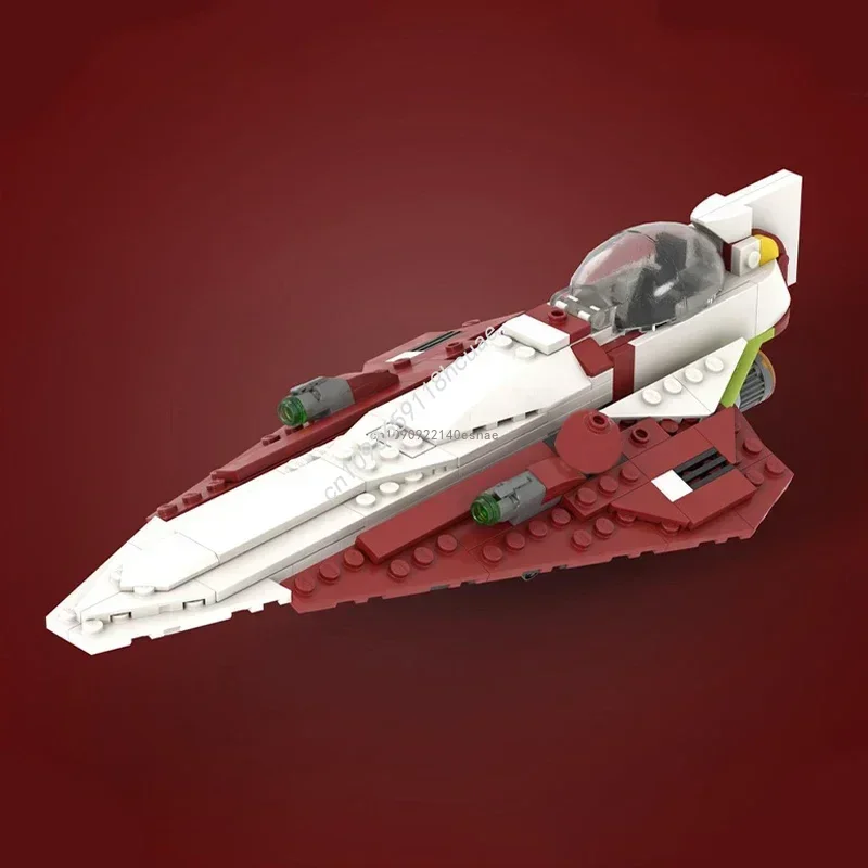 282-pieces-films-celebres-etoile-de-l'espace-jedi-starfighter-75333-mod-moc-blocs-de-construction-briques-modele-bricolage-assemblage-jouets-pour-enfants-cadeaux